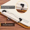 image:imageMr Pen Plastic Clipboard 125 x 9 2 Pack Clipboard Plastic  LowProfile Metal Clip with Retractable Hanging HoleGolden Caramel