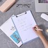 image:imageMr Pen Plastic Clipboard 125 x 9 2 Pack Clipboard Plastic  LowProfile Metal Clip with Retractable Hanging HoleGrayblue