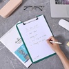 image:imageMr Pen Plastic Clipboard 125 x 9 2 Pack Clipboard Plastic  LowProfile Metal Clip with Retractable Hanging HoleGreen
