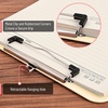 image:imageMr Pen Plastic Clipboard 125 x 9 2 Pack Clipboard Plastic  LowProfile Metal Clip with Retractable Hanging HoleIvory