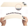 image:imageMr Pen Plastic Clipboard 125 x 9 2 Pack Clipboard Plastic  LowProfile Metal Clip with Retractable Hanging HoleIvory