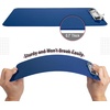 image:imageMr Pen Plastic Clipboard 125 x 9 2 Pack Clipboard Plastic  LowProfile Metal Clip with Retractable Hanging HoleNavy Blue