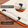 image:imageMr Pen Plastic Clipboard 125 x 9 2 Pack Clipboard Plastic  LowProfile Metal Clip with Retractable Hanging HoleOrange