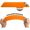 image:imageMr Pen Plastic Clipboard 125 x 9 2 Pack Clipboard Plastic  LowProfile Metal Clip with Retractable Hanging HoleOrange