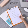 image:imageMr Pen Plastic Clipboard 125 x 9 2 Pack Clipboard Plastic  LowProfile Metal Clip with Retractable Hanging HoleOrange