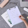 image:imageMr Pen Plastic Clipboard 125 x 9 2 Pack Clipboard Plastic  LowProfile Metal Clip with Retractable Hanging HolePastel Green