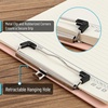 image:imageMr Pen Plastic Clipboard 125 x 9 2 Pack Clipboard Plastic  LowProfile Metal Clip with Retractable Hanging HolePastel Orange