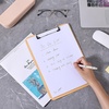 image:imageMr Pen Plastic Clipboard 125 x 9 2 Pack Clipboard Plastic  LowProfile Metal Clip with Retractable Hanging HolePeach Blush
