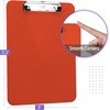 image:imageMr Pen Plastic Clipboard 125 x 9 Navy Blue Clipboard Plastic  LowProfile Metal Clip with Retractable Hanging HoleBurnt Orange