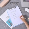 image:imageMr Pen Plastic Clipboard 125 x 9 Navy Blue Clipboard Plastic  LowProfile Metal Clip with Retractable Hanging HoleCyan Blue