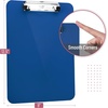 image:imageMr Pen Plastic Clipboard 125 x 9 Navy Blue Clipboard Plastic  LowProfile Metal Clip with Retractable Hanging HoleNavy Blue