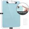 image:imageMr Pen Plastic Clipboard 125 x 9 Navy Blue Clipboard Plastic  LowProfile Metal Clip with Retractable Hanging HolePastel Green