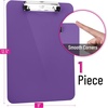 image:imageMr Pen Plastic Clipboard 125 x 9 Navy Blue Clipboard Plastic  LowProfile Metal Clip with Retractable Hanging HolePurple