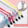 image:imageMr Pen Plastic Mesh Zipper Pouch with Label Pocket A4 6 Pack  Large Mesh Zipper Pouch Large Board Game Storage