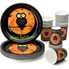 image:imageMr Pen Plates and Cups Set for Halloween 48 Pcs Fall Cups and Plates  Paper Tableware Dessert For Halloween Party