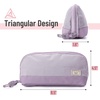image:imageMr Pen Purple Pencil Case with 6 Compartments and Zipper Closure Unisex Casual Pencil Pouch with Shoulder Strap