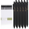 image:imageMr Pen Retractable Gel Pens 10 Pack Black Ink Black Barrels  Fine Point 05mm Fast Dry Smooth Writing Cute Pens for Drawing Writing Planner and School Supplies