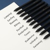 image:imageMr Pen Retractable Gel Pens 10 Pack Black Ink Black Barrels  Fine Point 05mm Fast Dry Smooth Writing Cute Pens for Drawing Writing Planner and School Supplies