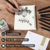 image:imageMr Pen Retractable Gel Pens 10 Pack Black Ink Black Barrels  Fine Point 05mm Fast Dry Smooth Writing Cute Pens for Drawing Writing Planner and School Supplies
