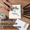 image:imageMr Pen Retractable Gel Pens 10 Pack Black Ink Gel Pens Black Barrels