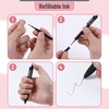 image:imageMr Pen Retractable Gel Pens 10 Pack Black Ink Gel Pens Black Barrels