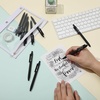 image:imageMr Pen Retractable Gel Pens 10 Pack Black Ink Gel Pens Black Barrels