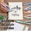 image:imageMr Pen Retractable Gel Pens 10 Pack Black Ink Gradient Barrel  Fine Point 05 mm Fast Dry Smooth Writing Cute Pens for Drawing Writing Planner and School Supplies