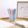 image:imageMr Pen Retractable Gel Pens 10 Pack Colorful Ink Fine Point 07mm  Fast Dry Smooth Writing Cute Pens for Drawing Writing Planner and School Supplies