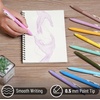 image:imageMr Pen Retractable Gel Pens 10 Pack Light Vintage Ink  Fine Point 05 mm Fast Dry Smooth Writing Cute Pens for Drawing Writing Planner and School Supplies