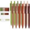image:imageMr Pen Retractable Gel Pens 12 Pack Black Ink  Dark Earthy Color Barrel Gel Pens Gel Pens Fine Point 05mm Retractable Pens Cute Pens Gel Ink Pens