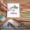 image:imageMr Pen Retractable Gel Pens 12 Pack Black Ink  Dark Earthy Color Barrel Gel Pens Gel Pens Fine Point 05mm Retractable Pens Cute Pens Gel Ink Pens