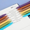 image:imageMr Pen Retractable Gel Pens 12 Pack Black Ink  Earthy Color Barrel Gel Pens Gel Pens Fine Point 05mm Retractable Pens Cute Pens Gel Ink Pens