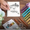 image:imageMr Pen Retractable Gel Pens 12 Pack Black Ink  Earthy Color Barrel Gel Pens Gel Pens Fine Point 05mm Retractable Pens Cute Pens Gel Ink Pens