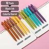 image:imageMr Pen Retractable Gel Pens 12 Pack Black Ink  Earthy Color Barrel Gel Pens Gel Pens Fine Point 05mm Retractable Pens Cute Pens Gel Ink Pens
