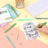 image:imageMr Pen Retractable Gel Pens 12 Pack Black Ink  Green Ombre Color Barrel Gel Pens Gel Pens Fine Point 05mm Retractable Pens Cute Pens Gel Ink Pens