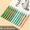 image:imageMr Pen Retractable Gel Pens 12 Pack Black Ink  Green Ombre Color Barrel Gel Pens Gel Pens Fine Point 05mm Retractable Pens Cute Pens Gel Ink Pens