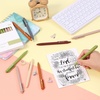 image:imageMr Pen Retractable Gel Pens 12 Pack Black Ink  Natural Earthy Barrels Gel Pens Gel Pens Fine Point 05mm Retractable Pens Cute Pens Gel Ink Pens