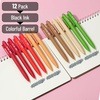 image:imageMr Pen Retractable Gel Pens 12 Pack Black Ink  Old Mill Color Barrel Gel Pens Gel Pens Fine Point 05mm Retractable Pens Cute Pens Gel Ink Pens