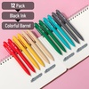 image:imageMr Pen Retractable Gel Pens 12 Pack Black Ink  Retro Colors Barrels Gel Pens Gel Pens Fine Point 05mm Retractable Pens Cute Pens Gel Ink Pens