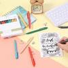 image:imageMr Pen Retractable Gel Pens 12 Pack Black Ink  Retro Colors Barrels Gel Pens Gel Pens Fine Point 05mm Retractable Pens Cute Pens Gel Ink Pens