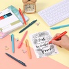 image:imageMr Pen Retractable Gel Pens 12 Pack Black Ink  Summer Color Barrel Gel Pens Gel Pens Fine Point 05mm Retractable Pens Cute Pens Gel Ink Pens
