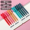 image:imageMr Pen Retractable Gel Pens 12 Pack Black Ink  Summer Color Barrel Gel Pens Gel Pens Fine Point 05mm Retractable Pens Cute Pens Gel Ink Pens