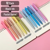 image:imageMr Pen Retractable Gel Pens 12 Pack Black Ink Fine Point 05mm  Fast Dry Smooth Writing Cute Pens for Drawing Writing Planner and School Supplies