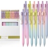 image:imageMr Pen Retractable Gel Pens 12 Pack Black Ink Gradient Barrel  Fine Point 05 mm Fast Dry Smooth Writing Cute Gel Ink Pens for Drawing Journaling Writing Planner and School Supplies