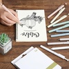 image:imageMr Pen Retractable Gel Pens 12 Pack Black Ink Soft Pastel Barrel  Fine Point 05mm Fast Dry Smooth Writing Cute Pens for Drawing Writing Planner and School Supplies