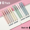 image:imageMr Pen Retractable Gel Pens 12 Pack Black Ink Soft Pastel Barrel  Fine Point 05mm Fast Dry Smooth Writing Cute Pens for Drawing Writing Planner and School Supplies