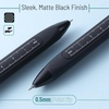 image:imageMr Pen Retractable Gel Pens 3 Pack Black Ink Ruler Pens  Fine Point 05 mm Fast Dry Smooth Writing Cute Pens for Drawing Measuring Writing Planner and School Supplies