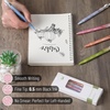 image:imageMr Pen Retractable Gel Pens 5 Pack Black Ink Diamond Cut Barrel  Fine Point 05 mm Fast Dry Smooth Writing Cute Pens for Drawing Writing Planner and School Supplies