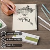 image:imageMr Pen Retractable Gel Pens 5 Pack Black Ink Pastel Barrels  Fine Point 05 mm Fast Dry Smooth Writing Cute Gel Ink Pens for Drawing Journaling Writing Planner and School Supplies