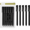 image:imageMr Pen Retractable Gel Pens 6 Pack Black Ink Black Barrels  Fine Point 05 mm Fast Dry Smooth Writing Cute Pens for Drawing Writing Planner and School Supplies